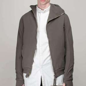 Sudadera con Capucha y Máscara Facial Integrada Personalizable para Hombre, Sudadera con Cremallera de Peso Pesado Lisa, Chaqueta con Capucha y Cremallera Personalizable - Product Image 3