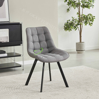 Esszimmers tuhl Moderne Luxus Nordic Edelstahl Holz Stoff Samt Leder Esszimmer Esszimmers tühle Esszimmers tühle