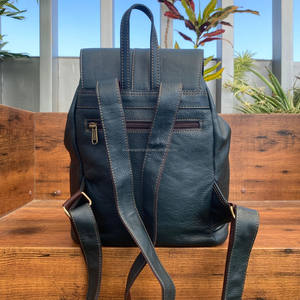 Haute qualité en cuir véritable cordon sac à dos randonnée décontracté sport sac à dos en gros affaires voyage sacs à dos pour unisexe - Product Image 5