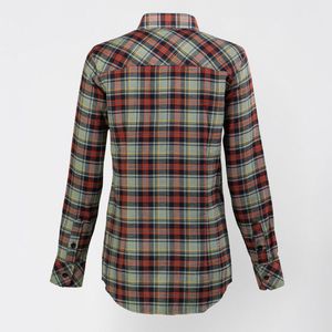 Camisas de franela casuales para mujer al por mayor, lisas, con botones al frente, 100% algodón, servicio OEM con logotipo personalizado, camisa de franela para mujer para verano - Product Image 2