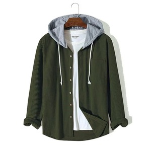 Sudadera con Capucha Personalizada con Logotipo, 100% Algodón, Cuello Alto, Corte Holgado, Estilo Informal, con Parches de Colores, Teñido Liso para Otoño - Product Image 4
