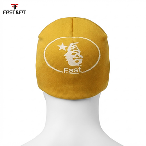 New Design Autumn Winter High Quality Cotton <b>Beanie</b> Cap 3D Embroidery Breathable Waterproof <b>Light</b> Weight Unisex - Product Image 2