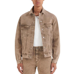 Manufacturer Custom Outdoor Autumn Winter <b>Denim</b> <b>Jacket</b> High Quality Streetwear Stylish <b>Denim</b> <b>Jacket</b> for <b>Men</b> - Product Image 2