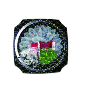 Platos Cuadrados de Melamina Negra Ecológica de Alta Calidad, Diseño Moderno Vietnamita, Platos de Postre - Product Image 4