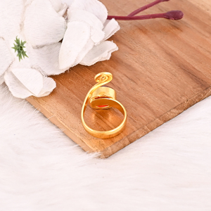 Handmade Nano <b>Garnet</b> Hydro <b>Ring</b> Handmade Gemstone Designer Jewelry for Women - Product Image 5