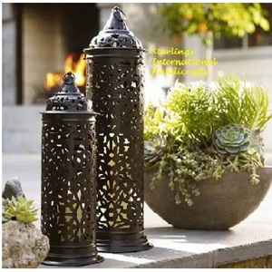 โคมไฟสีดำดีไซน์สวยหรู วัสดุโลหะ ใช้ได้ทั้งภายในและภายนอกอาคาร ดีไซน์ทันสมัย เหมาะสำหรับเทศกาลคริสต์มาส ทนทาน เป็นมิตรกับสิ่งแวดล้อม คุณภาพมาตรฐานสูง ใช้กับเทียน - Product Image 4