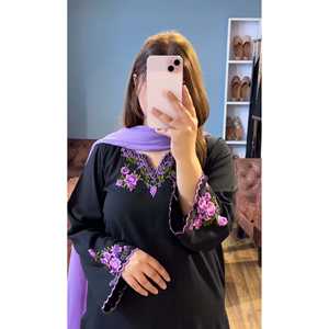 Top de fiesta para mujer de diseñador con Conjunto elegante de Plazzo - Product Image 4