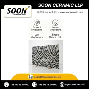 Prix direct usine – Nouvelle dalle grand format en dolomite polie effet vague noire 7D BOOKMATCH, design 3D moderne et écologique pour mur de salon - Product Image 5