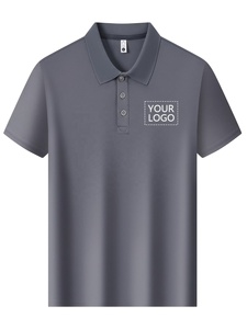 Polo de Punto Texturizado Ajustado para Hombre, Camisa Casual de Manga Corta con Cuello y Botones, Logotipo Personalizable - Product Image 1