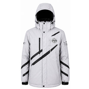 Premium Men's Hooded <b>Waterproof</b> Parka <b>Jacket</b> with Thick Padding, Durable Stitching, Windproof Features and Comfortable Fit - Product Image 1