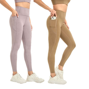 Women's High Waist Scrunch Butt Compression Breathable <b>Fleece</b> Thick Custom Design Skinny Workout <b>Leggings</b> - Product Image 6