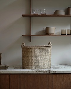 Oval Seagrass Basket Handmade Storage Basket Wholesale eco-friendly Made in Viet Nam - Product Image 5