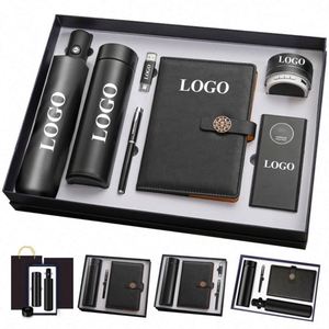 Support Customization Factory Outlet Luxury Vacuum Cup Notebook Gift Items Souvenir Office Set with logo Promotional Corporate - Product Image 1