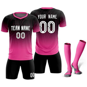 Conjunto Deportivo de Fútbol Unisex Personalizable – Diseño Gratuito, Fábrica OEM, Sublimado, Transpirable, 100% Poliéster, Pantalones Cortos de Tallas Grandes - Product Image 2