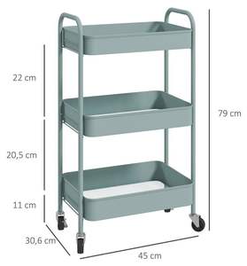 Étagère de rangement en métal robuste avec étagères en fil métallique multi-niveaux pour la cuisine, la salle de bain et l'organisation de la maison - Product Image 1