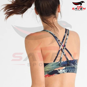 Ropa Deportiva Sublimada, Sujetador Deportivo para Yoga y Fitness, Ropa de Gimnasio, Diseño Personalizado, Sujetadores Deportivos Transpirables para Mujer - Product Image 2
