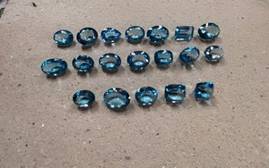 Topacio Azul Natural, Gema Suelta, Corte Ovalado, Facetado, Calibrado, Tamaño 12-18 Quilates, para Joyería, Precio al por Mayor, Lote - Product Image 3