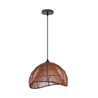 Lampes suspendues bohèmes faites à la main en corde, abat-jour en jute tissé à la main pour salon