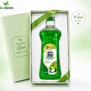 Liquide vaisselle pour la cuisine |   Détergent à haute mousse au parfum de pomme verte fraîche pour la vaisselle, les ustensiles de cuisine et les articles ménagers 250ml - Product Image 3