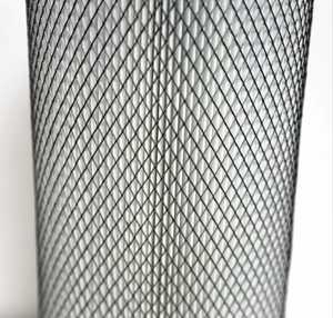 Galvanized Diamond Aperture Metal Panel Zinc Protected Diamond Steel Screen Industrial Galvanized Rhomboid Mesh Sheet GI Mesh - Product Image 3