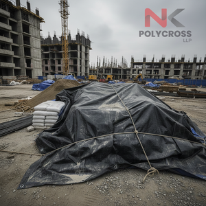 Bâche en polyéthylène de qualité supérieure, imperméable et résistante aux intempéries pour couverture extérieure - Product Image 2