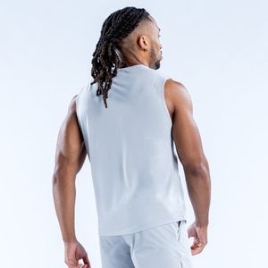 Débardeur de sport de compression pour hommes, haute qualité, séchage rapide, respirant, pour la course et l'entraînement, vente en gros - Product Image 6