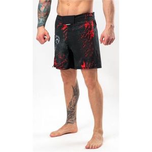 Shorts Unisex de MMA con Estampado por Sublimación, Diseño de Lobo Rojo y Negro, Absorción de Humedad, Corte Regular, Poliéster/Algodón, OEM Personalizado - Product Image 2