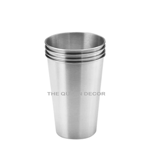 Wholesale Customized Party Stainless Steel <b>Metal</b> Round Shape Rose Gold Finished Sets Of 2 Drinking Glass - Product Image 4