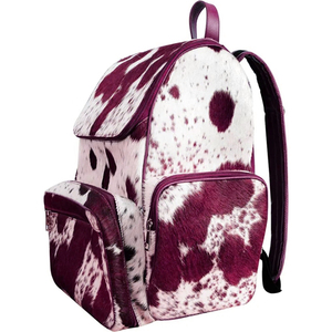 Mochila con estampado animal de piel sintética, 15 pulgadas, con múltiples bolsillos, mochila unisex para el día a día, cierre con cremallera, para todas las estaciones - Product Image 2