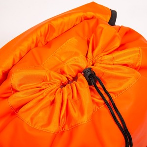 Orange matte leather <b>backpack</b> simple casual environmentally friendly bag <b>large</b> capacity fashionable <b>backpack</b> - Product Image 5