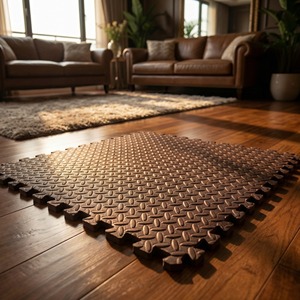 Tapete de Seguridad de Espuma EVA de 60x60cm x 10mm – Tapete de Juego Suave Encastrable para Jardín de Niños y Área de Juegos Infantiles - Product Image 1