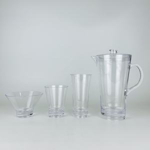 Vaso clásico a prueba de golpes de plástico acrílico de 14 onzas para beber agua. - Product Image 5