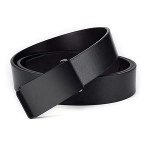 Cinturón de Vestir de Cuero PU con Hebilla de Placa y Logotipo Personalizado para Uniformes Escolares y de Negocios para Hombre - Product Image 2