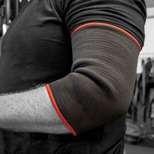 Manchons de compression en néoprène 7 mm pour coudes et genoux, avec logo personnalisé, pour haltérophilie, powerlifting, protection robuste pour la musculation. - Product Image 1