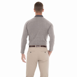 2024 Polos para hombre, venta al por mayor de algodón de secado rápido, ropa deportiva de manga corta OEM, logotipo personalizado y opciones de marca - Product Image 3