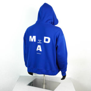 Sudadera con Capucha Motion Art at Distance para Hombre, Azul, Algodón, Felpa Francesa, Corte Regular, Informal, para Otoño, con Bolsillos - Product Image 2
