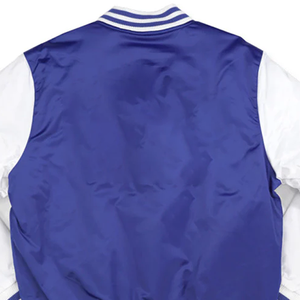 Blouson universitaire Georgia State University bleu roi et blanc, deux tons, léger, fermeture éclair sur le devant, style universitaire, printemps - Product Image 6