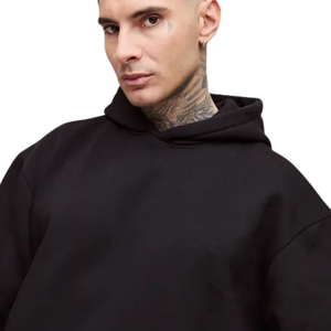Sudadera con Capucha para Hombre, Corte Cuadrado, Sin Cordones, con Bolsillo Delantero para Calentar las Manos, Fabricante de Ropa Urbana Personalizada - Product Image 3
