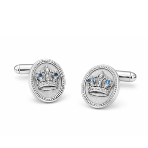 Belle conception de boutons de manchette en métal personnalisés avec pierres précieuses et strass pour femmes - Product Image 4