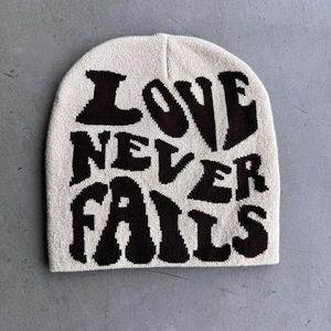 Gorros de Mohair de Alta Calidad al por Mayor con Logotipo Personalizado, Gorros de Mohair Afelpados para Invierno, Gorro de Punto con Letras - Product Image 3