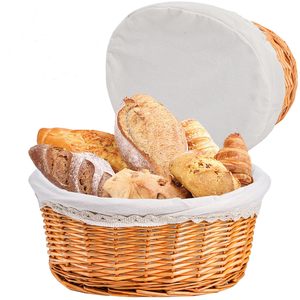 Hot Selling Multi-functional Woven Rattan Fruit Bread Basket Food Storage Basket for Household Wholesale From India - Product Image 6