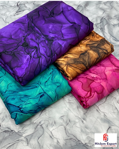 Soft Lightweight Custom Digital Printed Polyester Fabric for Garments Dresses Home Textiles Wholesale Supplier - Product Image 3