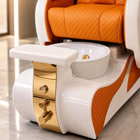 Fauteuil de pédicure, fauteuil de spa pour les pieds, fauteuil de massage à remous, fauteuil inclinable de luxe pour salon de manucure, salon de beauté