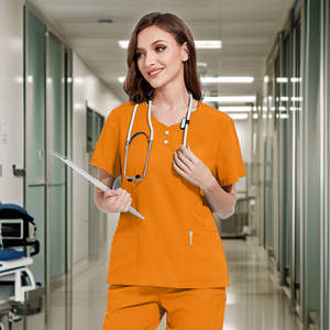 Conjuntos de Uniformes de Enfermería Unisex, Overoles de Manga Corta a la Moda, Uniformes de Enfermera para Hospital, para Mujeres, Hombres, Cirujanos Orales, Médicos - Product Image 3