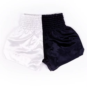 Shorts de boxe unisexes de haute qualité pour Muay Thai, Kick Boxing, MMA, entraînement et sparring, broderie sublimée, 100% coton - Product Image 4