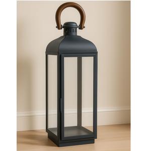 Faroles Decorativos Modernos de Metal Negro para Colgar, Ideales para Decoración del Hogar, Fiestas y Eventos - Product Image 1