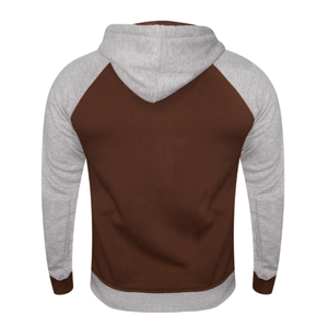 Nouveautés : Sweat à capuche zippé personnalisé pour homme, en molleton de coton écologique à séchage rapide, coupe classique, manches décontractées, motif uni - Product Image 2
