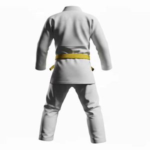 เสื้อผ้าเด็กทารกและเด็กเล็กสำหรับศิลปะการต่อสู้เทควันโดคาราเต้ยูโดบราซิลเลียนยิวยิตสู ผลิตจากผ้าฝ้าย 100% พิมพ์ลายโลโก้ตามสั่งแบบขายส่งด้วยเทคนิคการถ่ายโอนความร้อน - Product Image 4