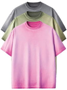 T-shirts pour hommes en coton lourd surdimensionné avec logo personnalisé, streetwear, impression graphique de haute qualité, t-shirt brun délavé à l'acide pour hommes - Product Image 1