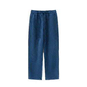 Pantalon de survêtement large pour homme, taille élastique avec cordon de serrage, décontracté, avec poches latérales, en coton respirant, pour l'automne - Product Image 3